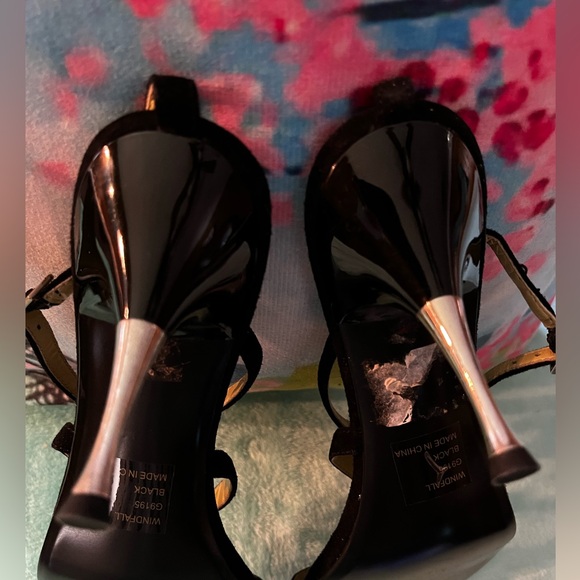 Tyler by Richard Tyler fancy dress high heels sz 8.5 like new worn twice - Picture 7 of 9